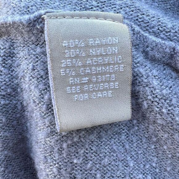 Joan Vass Studio Long Sleeve Distressed Boat Neck Sweater, Women’s Small - Picture 8 of 10